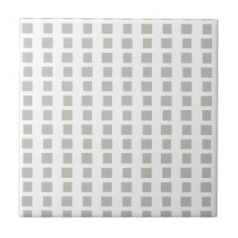 Azulejo De Cerâmica Ceramic Tile Grey & White Stripe Square