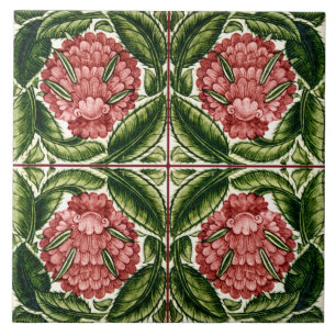 Azulejo De Cerâmica Cerâmica de William De Morgan Victorian