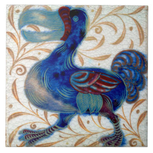 Azulejo De Cerâmica Cerâmica do Dodo de William De Morgan