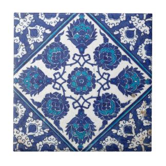 Azulejo De Cerâmica Cerâmica turca tribal étnica floral do mosaico de