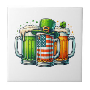 Azulejo De Cerâmica Cerveja Irlandesa Irlanda Dia de São Patrício Fest