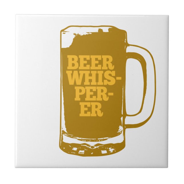 Azulejo De Cerâmica Cerveja Whisperer Mug (Frente)