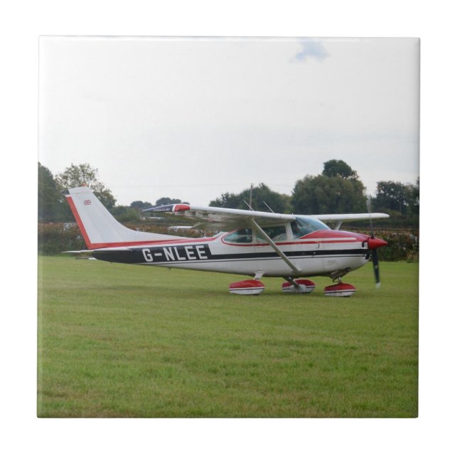 Azulejo De Cerâmica Cessna 182Q (Frente)
