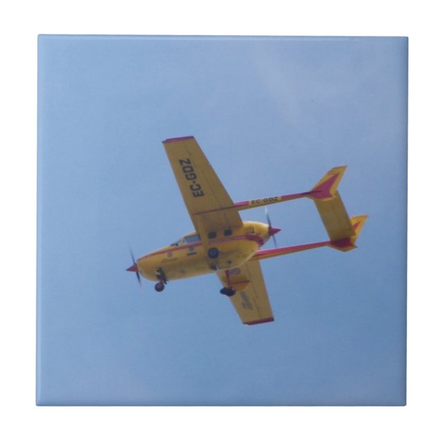 Azulejo De Cerâmica Cessna 337G Super Skymaster (Frente)