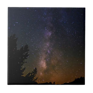 Azulejo De Cerâmica Céu noturno da Via Láctea, Califórnia