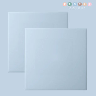 Azulejo De Cerâmica Céu Sólido Molhado Pastel Claro Cor Branca Azul Be
