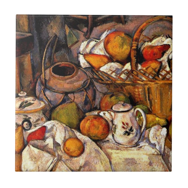 Azulejo De Cerâmica Cezanne - A Mesa da cozinha (Frente)