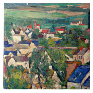 Azulejo De Cerâmica Cezanne - Auvers, Vista Panorâmica