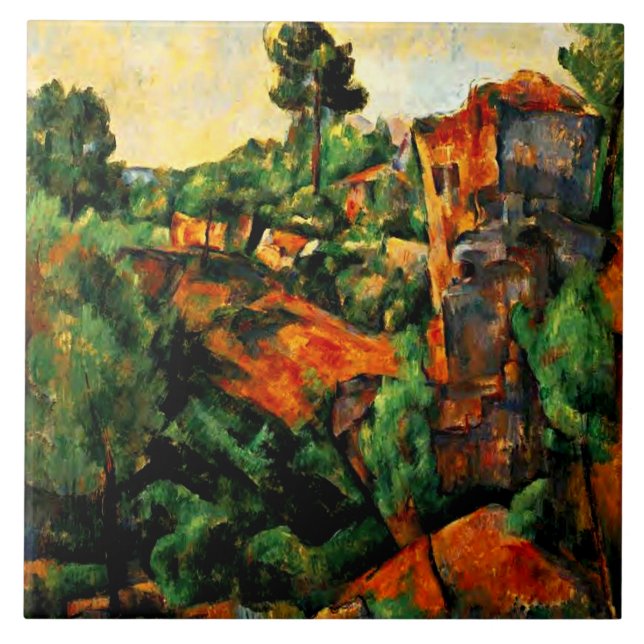Azulejo De Cerâmica Cezanne - Bibemus Quarry (Frente)