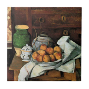 Azulejo De Cerâmica Cezanne - Navios, Fruta e Vestuário