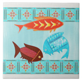 Azulejo De Cerâmica Chá Native American River Folk BATHROOM DECOR