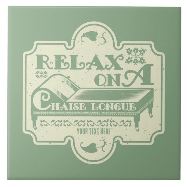 Azulejo De Cerâmica Chaise Longue (Frente)