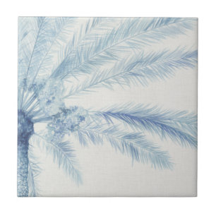 Azulejo De Cerâmica Chambray Palms II