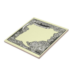 Azulejo De Cerâmica Chapa de Diâmetro De Los Muertos Altar -