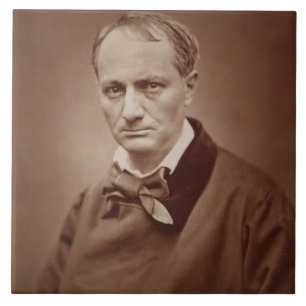 Azulejo De Cerâmica Charles Baudelaire (1821-67), poeta francês,