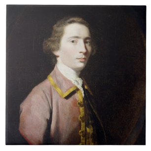 Azulejo De Cerâmica Charles Carroll de Carrollton, c.1763 (óleo no