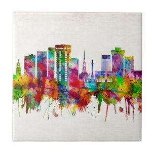 Azulejo De Cerâmica Charleston South Carolina Skyline