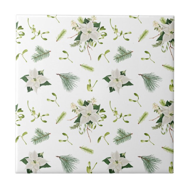 Azulejo De Cerâmica Charming Floral Pattern Ceramic Tile for Home Inte (Frente)