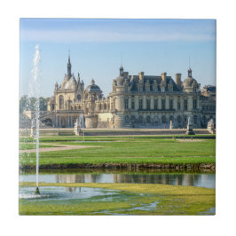 Azulejo De Cerâmica Chateau de Chantilly e Le Notre Garden - França