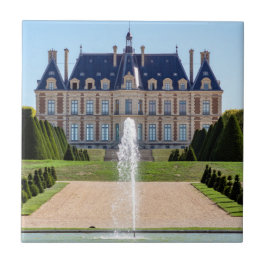 Azulejo De Cerâmica Chateau e parc de Sceaux no Verão - França