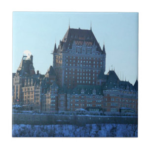 Azulejo De Cerâmica Chateau Frontenac, Quebec, Canadá