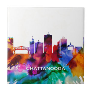 Azulejo De Cerâmica Chattanooga Skyline