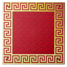 Chave design verde-luxo vermelha e clássica dourad