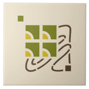 Azulejo De Cerâmica "Checkerberry adoptivo " de Helen