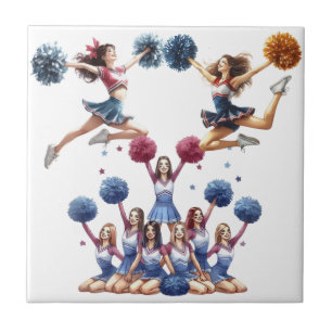 Azulejo De Cerâmica Cheerleader