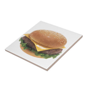 Azulejo De Cerâmica Cheeseburger