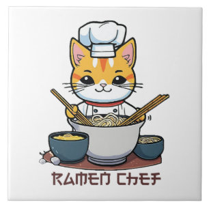 Azulejo De Cerâmica Chef de Ramen