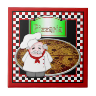 Azulejo De Cerâmica Chef Italiano