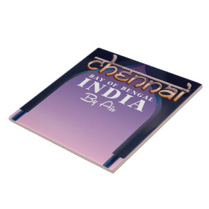 Azulejo De Cerâmica Chennai,Baía de Bengala no leste da Índia