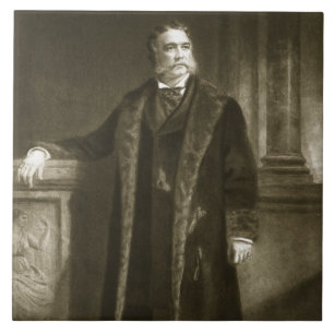 Azulejo De Cerâmica Chester A. Arthur, 2ø presidente da rua unida