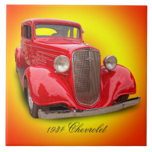 AZULEJO DE CERÂMICA CHEVROLET 1934