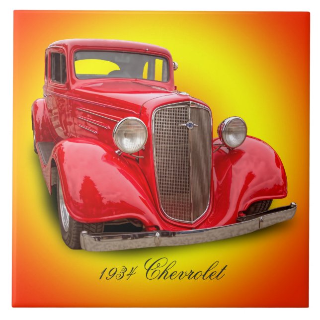 AZULEJO DE CERÂMICA  CHEVROLET 1934 (Frente)