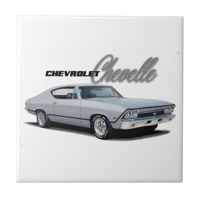 Azulejo De Cerâmica Chevrolet Chevelle SS (Frente)