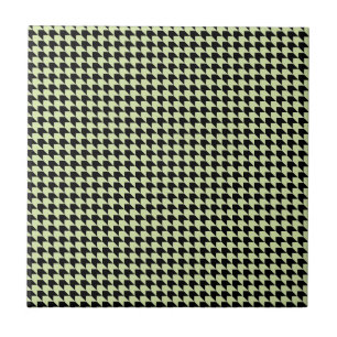 Azulejo De Cerâmica Chevron Checks Mint e Black