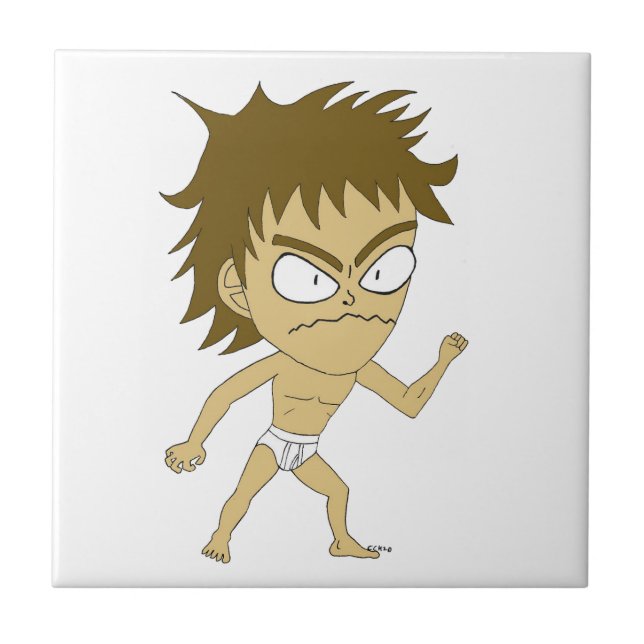 Azulejo De Cerâmica chibi (Frente)