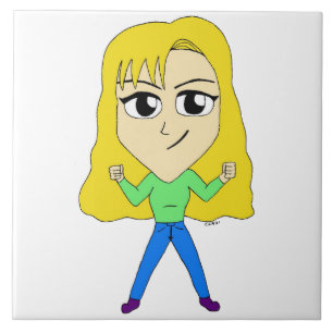 Azulejo De Cerâmica chibi