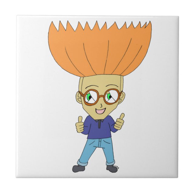Azulejo De Cerâmica chibi (Frente)