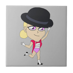 azulejo de cerâmica chibi