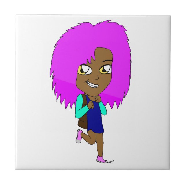 Azulejo De Cerâmica chibi (Frente)