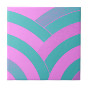 Azulejo De Cerâmica chic na moda sofisticados chevrons contemporâneos