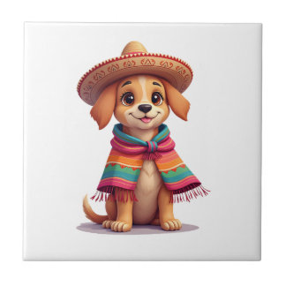 Azulejo De Cerâmica Chihuahua  Mexico  Cinco de Mayo  Funny Dog  (1)