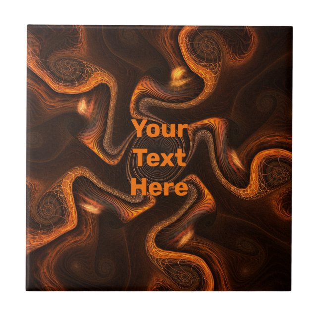 Azulejo De Cerâmica Chocolate mexicano (Frente)