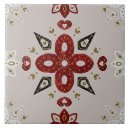 Azulejo De Cerâmica Christmas Folk Nordic Art