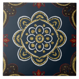 Azulejo De Cerâmica Christmas Folk Nordic Art