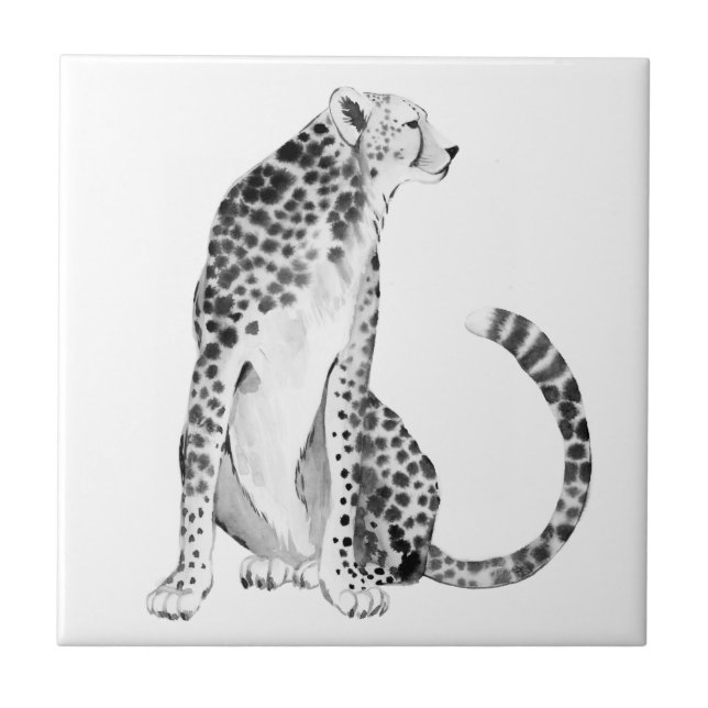 Azulejo De Cerâmica Chrome Cheetah (Frente)