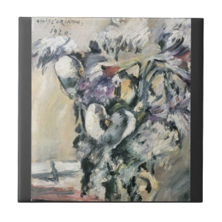 Azulejo De Cerâmica Chrysanthimums e Calla Lillies por Lovis Corinth